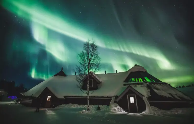Pacote de viagem Aurora Boreal na Finlândia