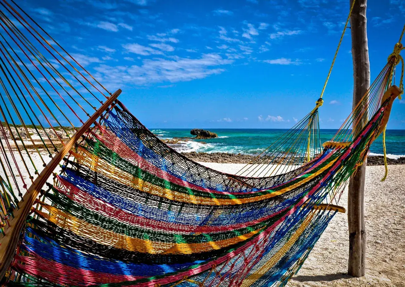 Praia Hammock Shot At Cozumel