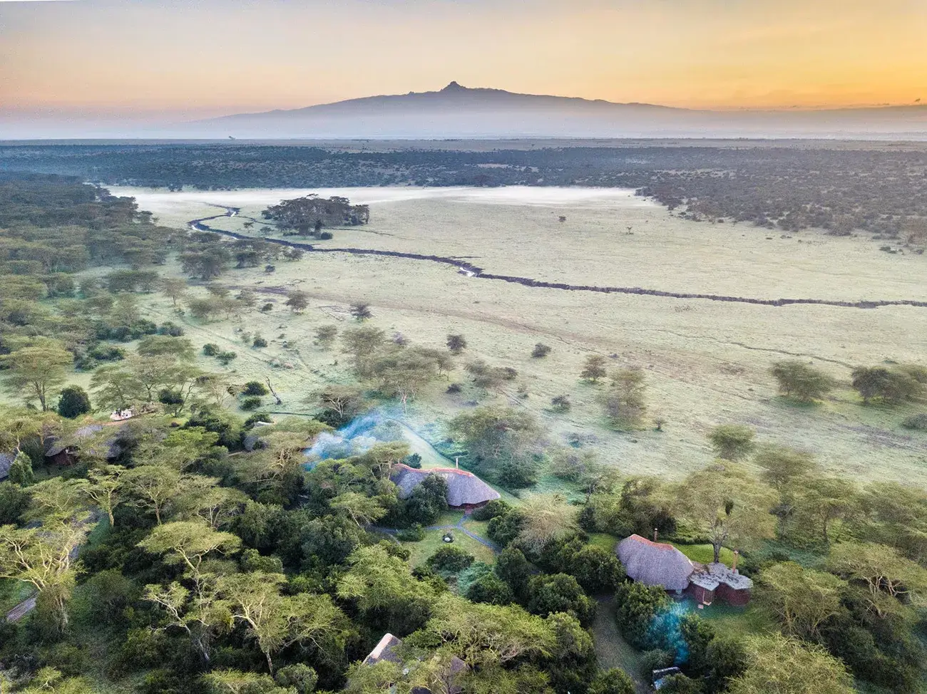 Aventura no Quênia ao Pôr do Sol em Solio Lodge