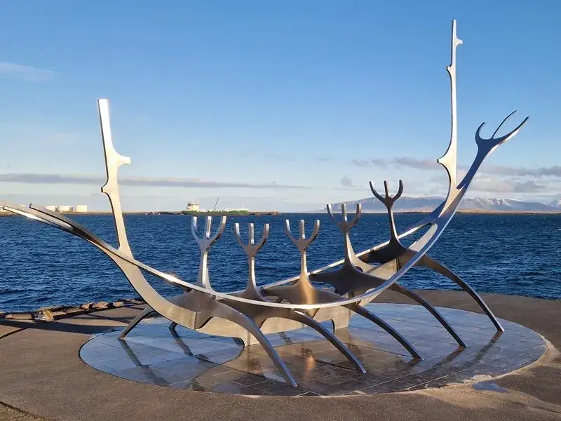 Escultura Sun Voyager, Reykvavik, Islândia