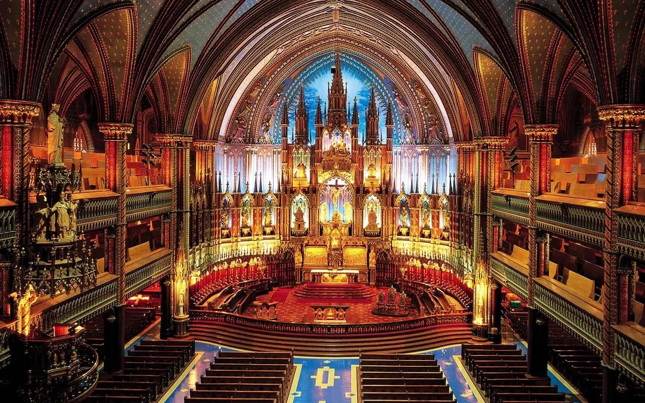 Basílica Notre Dame em Montreal