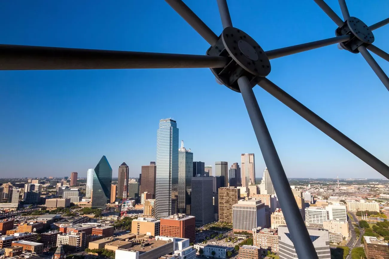 Dallas ao pôr do sol