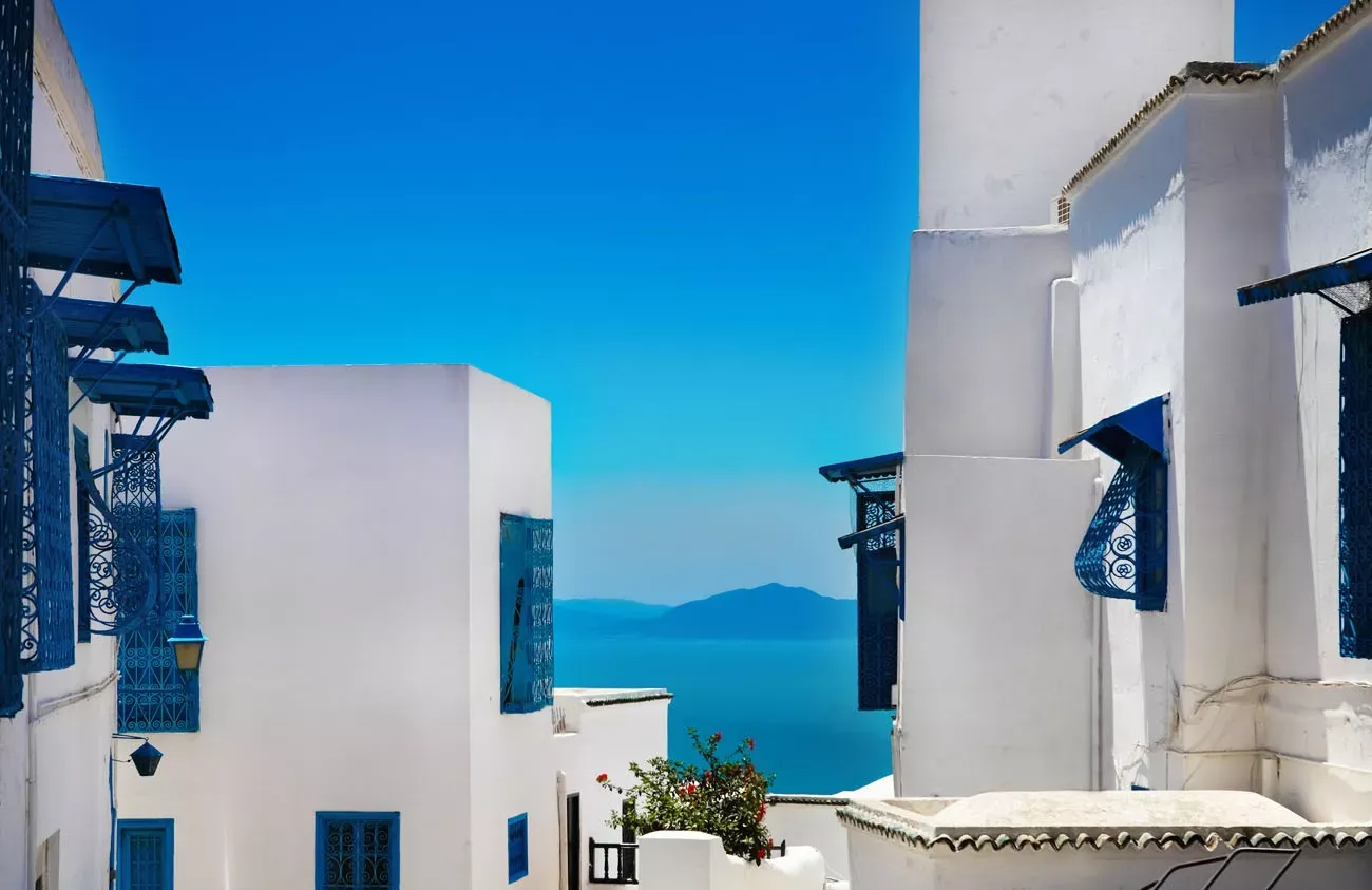 Sidi Bou Said. La Gulett, Tunísia