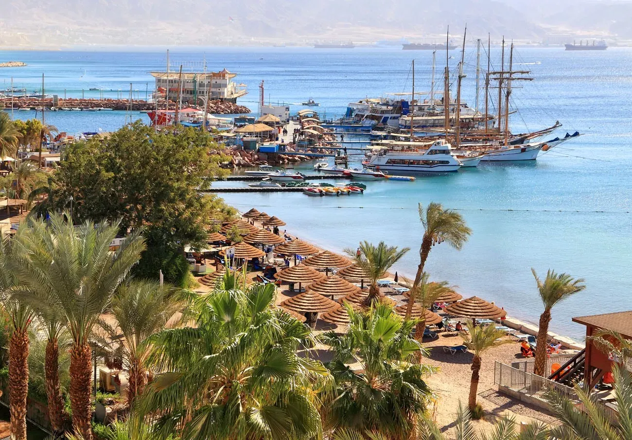 Eilat resort de praia do Mar Vermelho - Israel