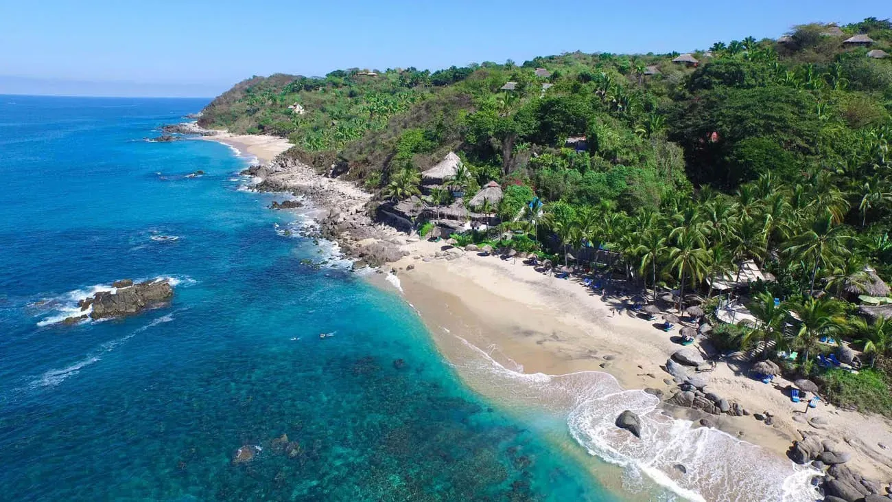 Praia em Riviera Nayarit