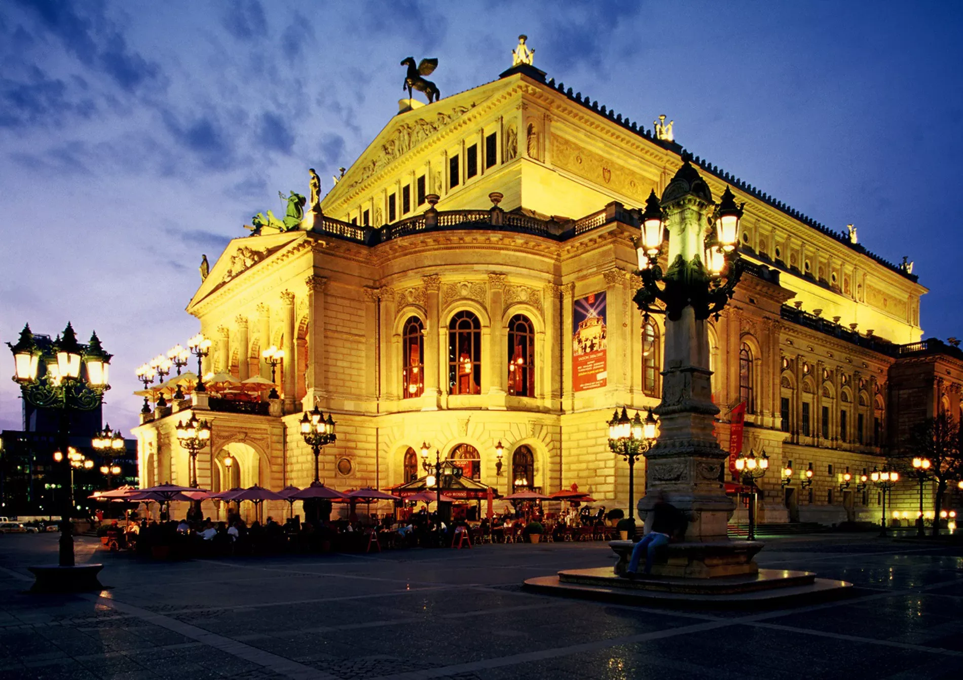 Fonte em Frankfurt, Alemanha
