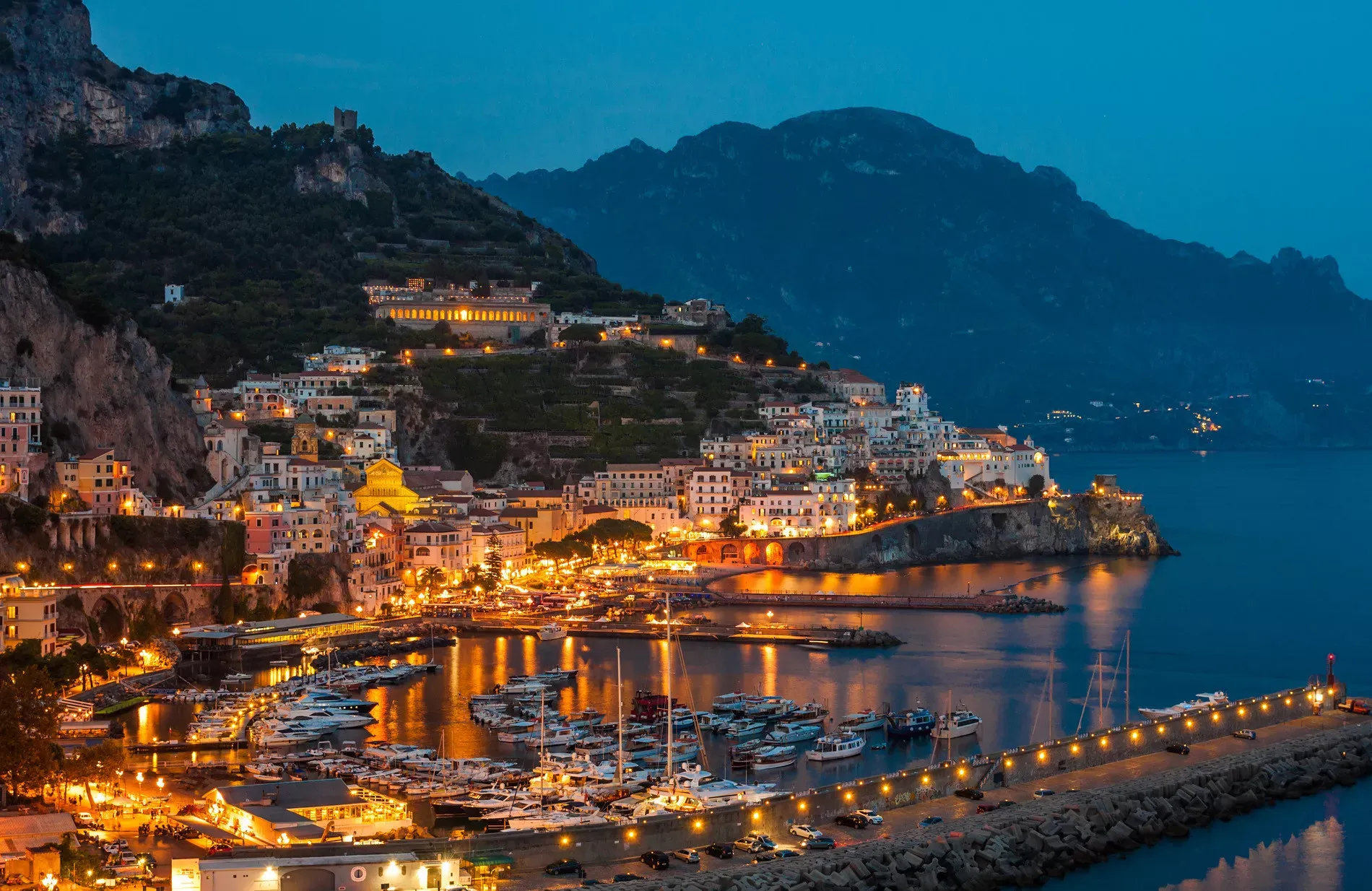 Costa Amalfitana a Noite, Itália