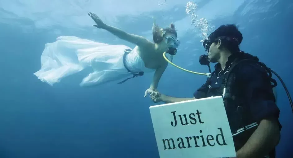 Elopement Wedding no Anantara Kihavah Maldives Villas 