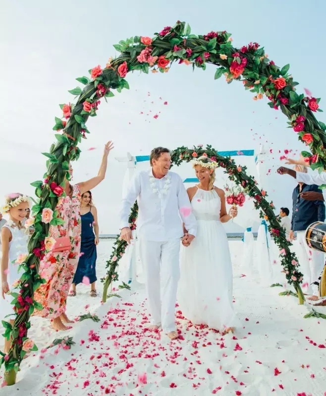 Casamento no Hideaway Beach Resort & Spa Maldives
