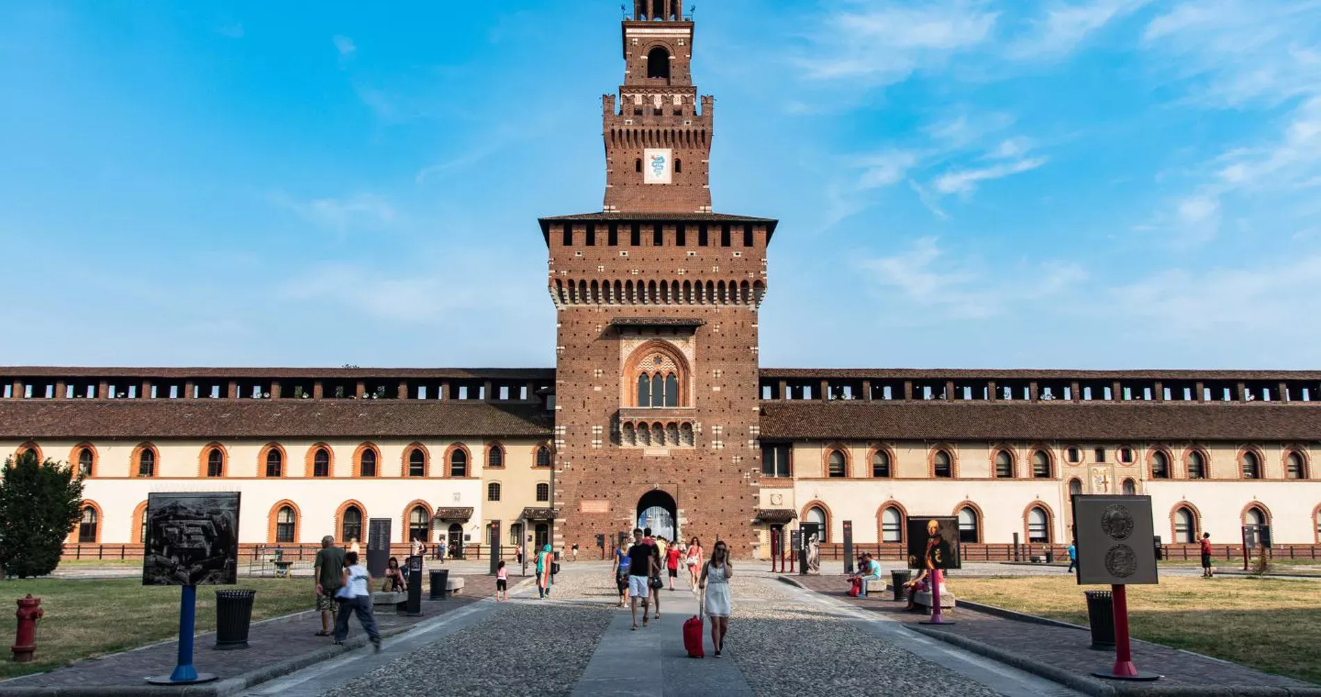 Norte e Sul da Italia no Verão