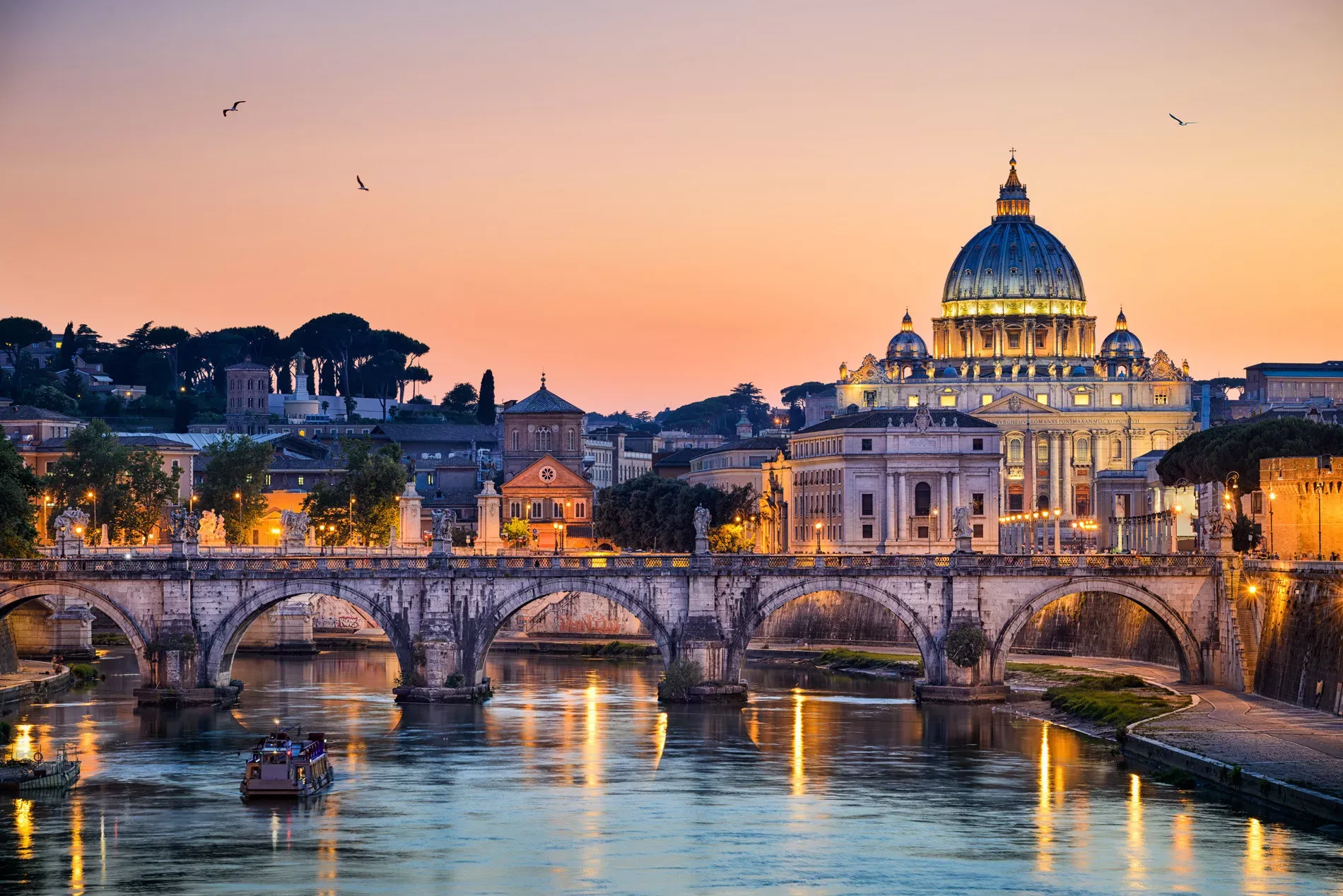 Norte e Sul da Italia no Verão