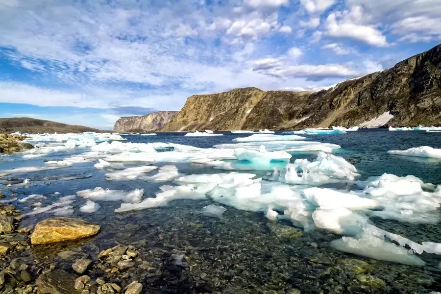 Cape Mercy Fiorde na Groenlândia