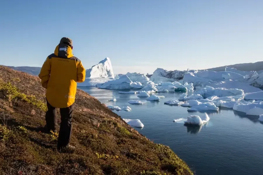 Avistando Icebergs, Groenlândia