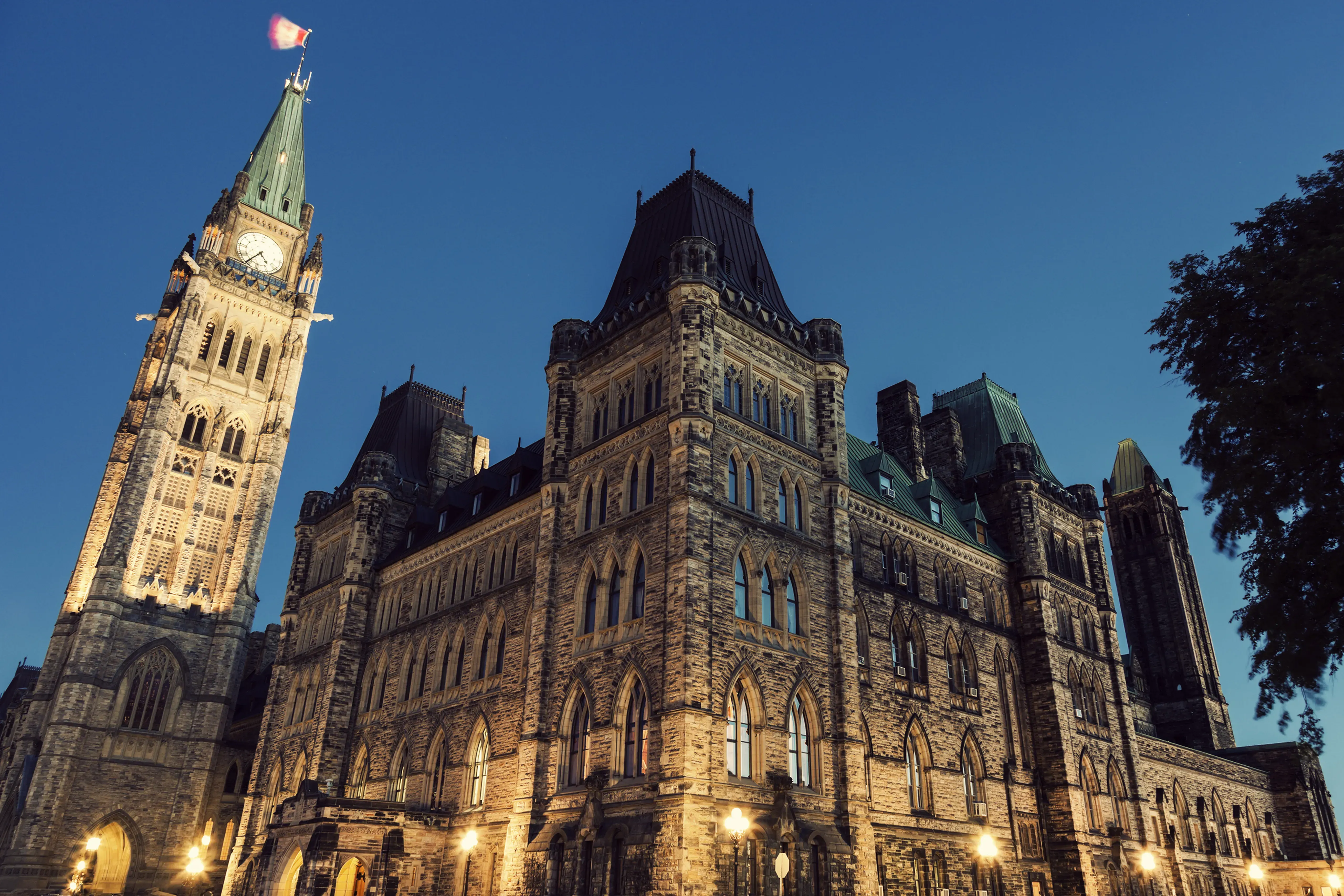 Prédio do Parlamento em Ottawa