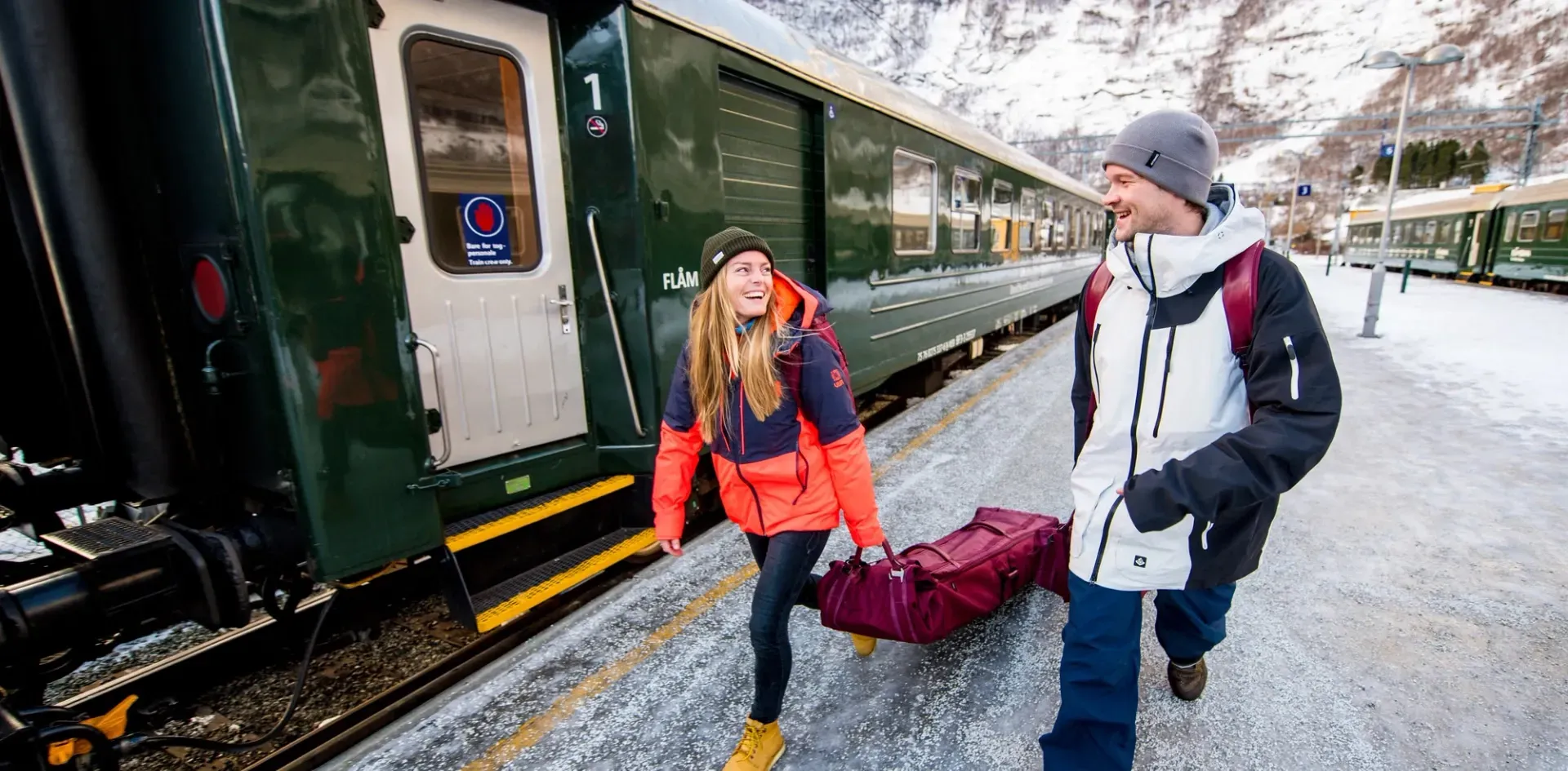 Estação Flåmsbana, Flam, Noruega