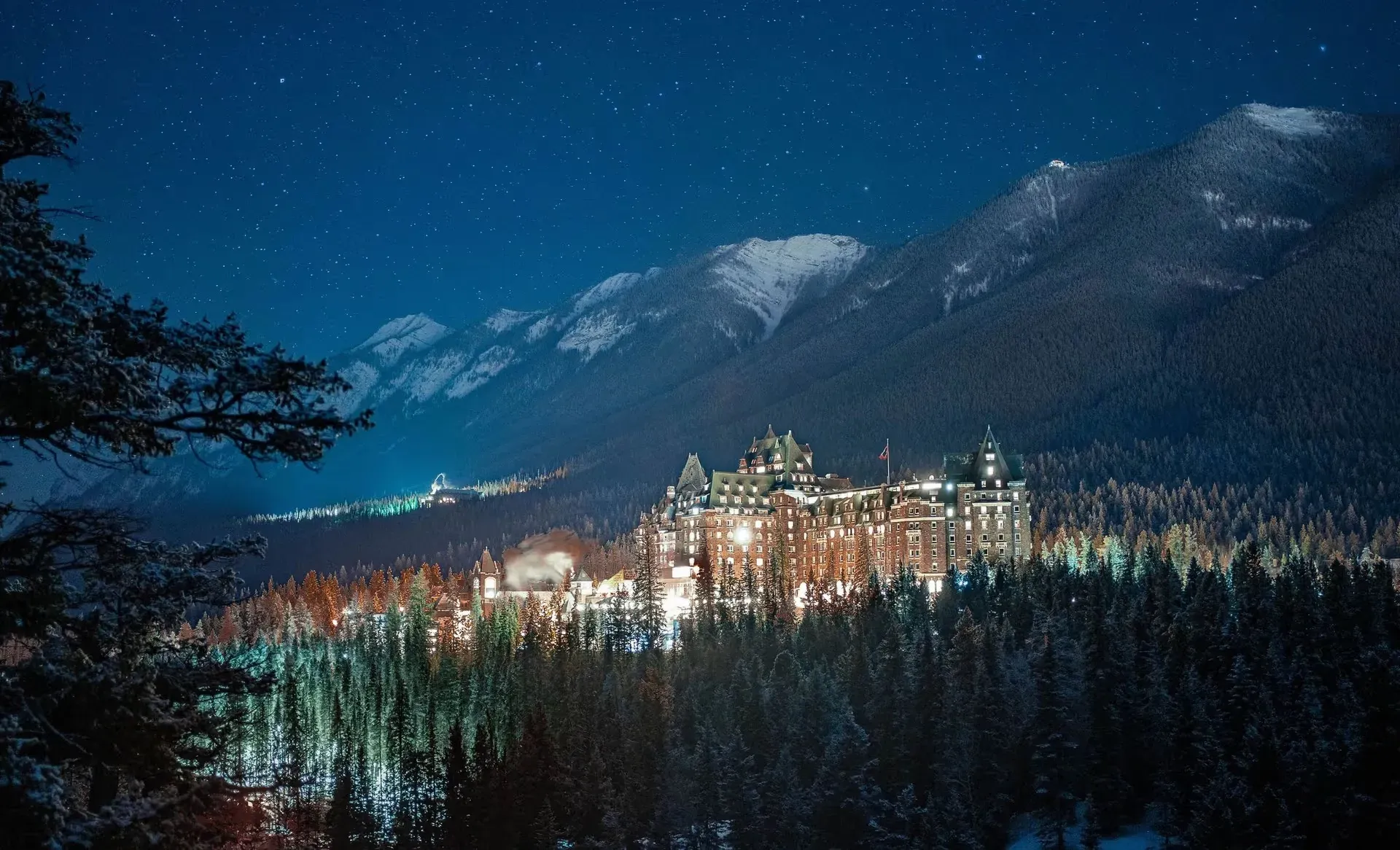 Natal nos Castelos das Montanhas Rochosas