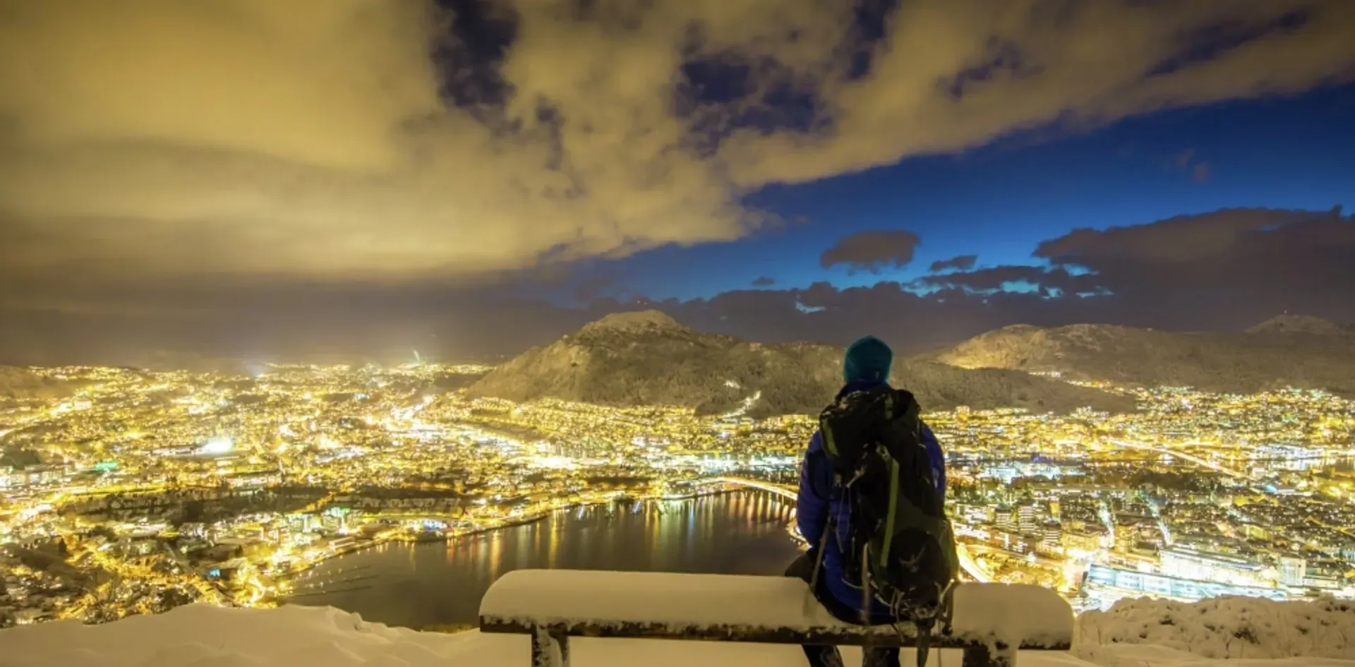 Bergen a Noite no Inverno, Noruega