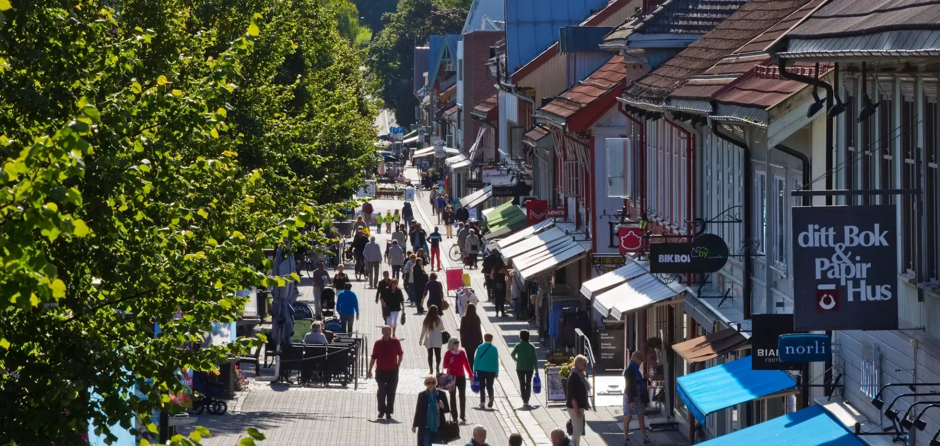 Rua em Lillehammer, Noruega