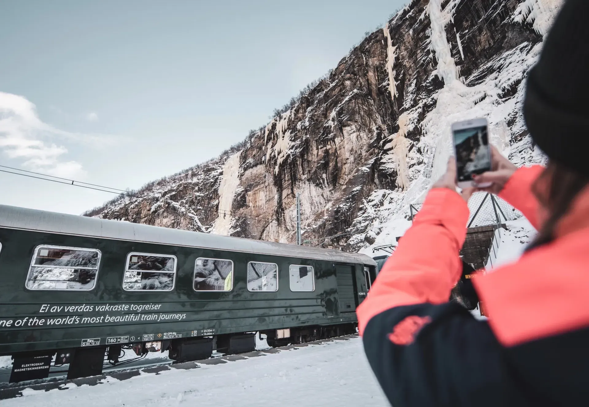 Trem em Flam, Noruega