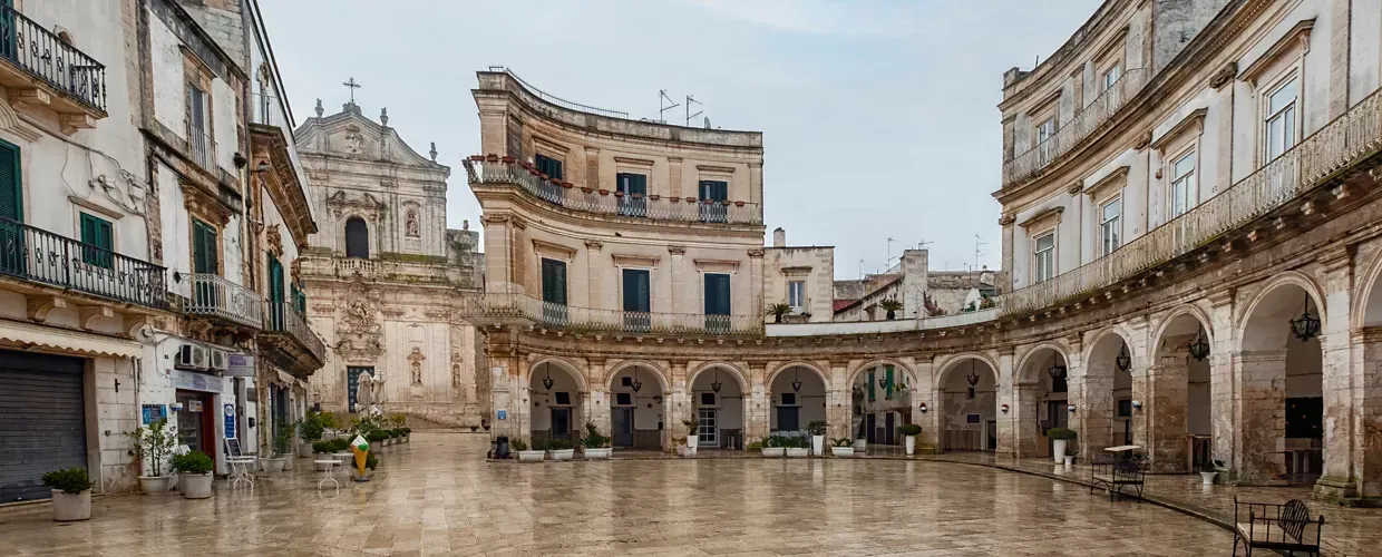 Piazza Plebiscito, Martina Franca, Itália