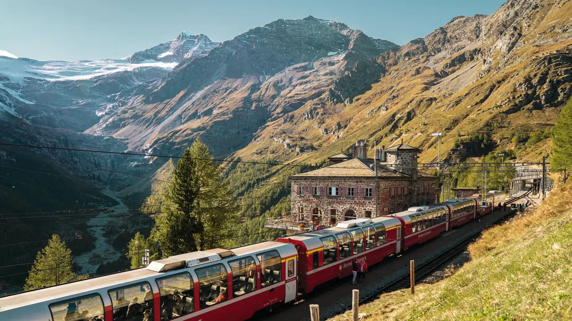 Suíça no Bernina Express