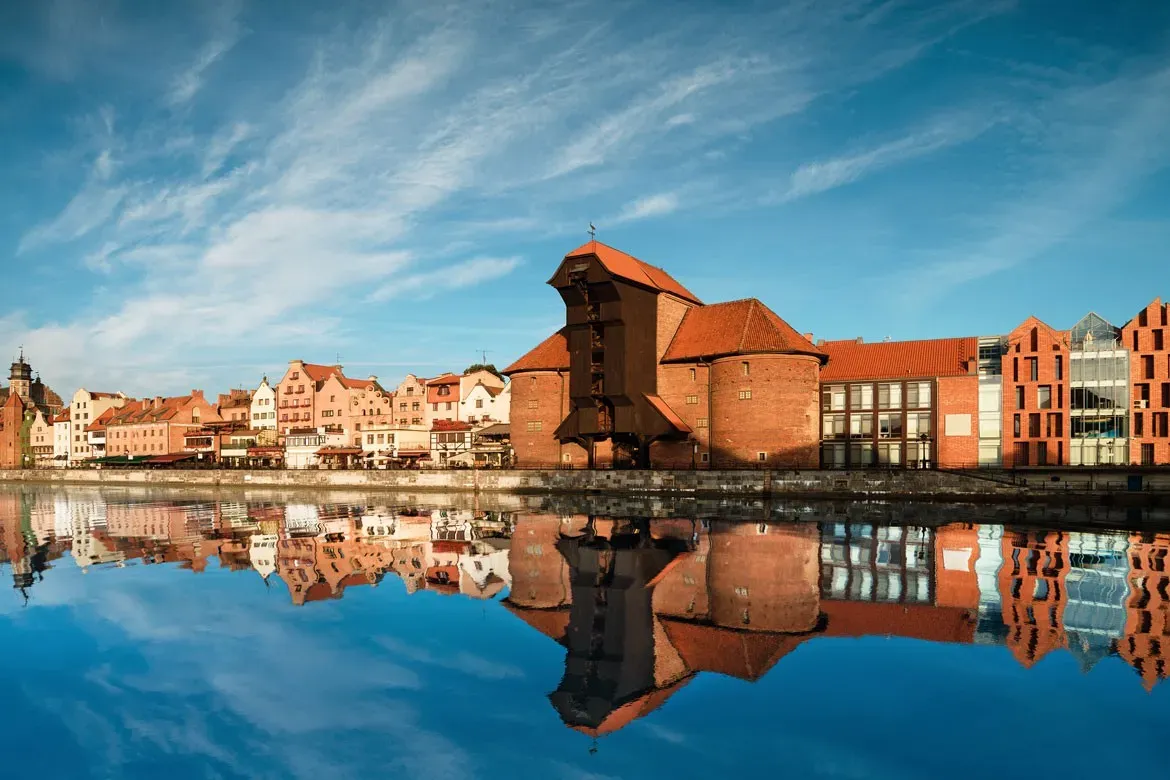Guindaste de Gdansk, Polônia