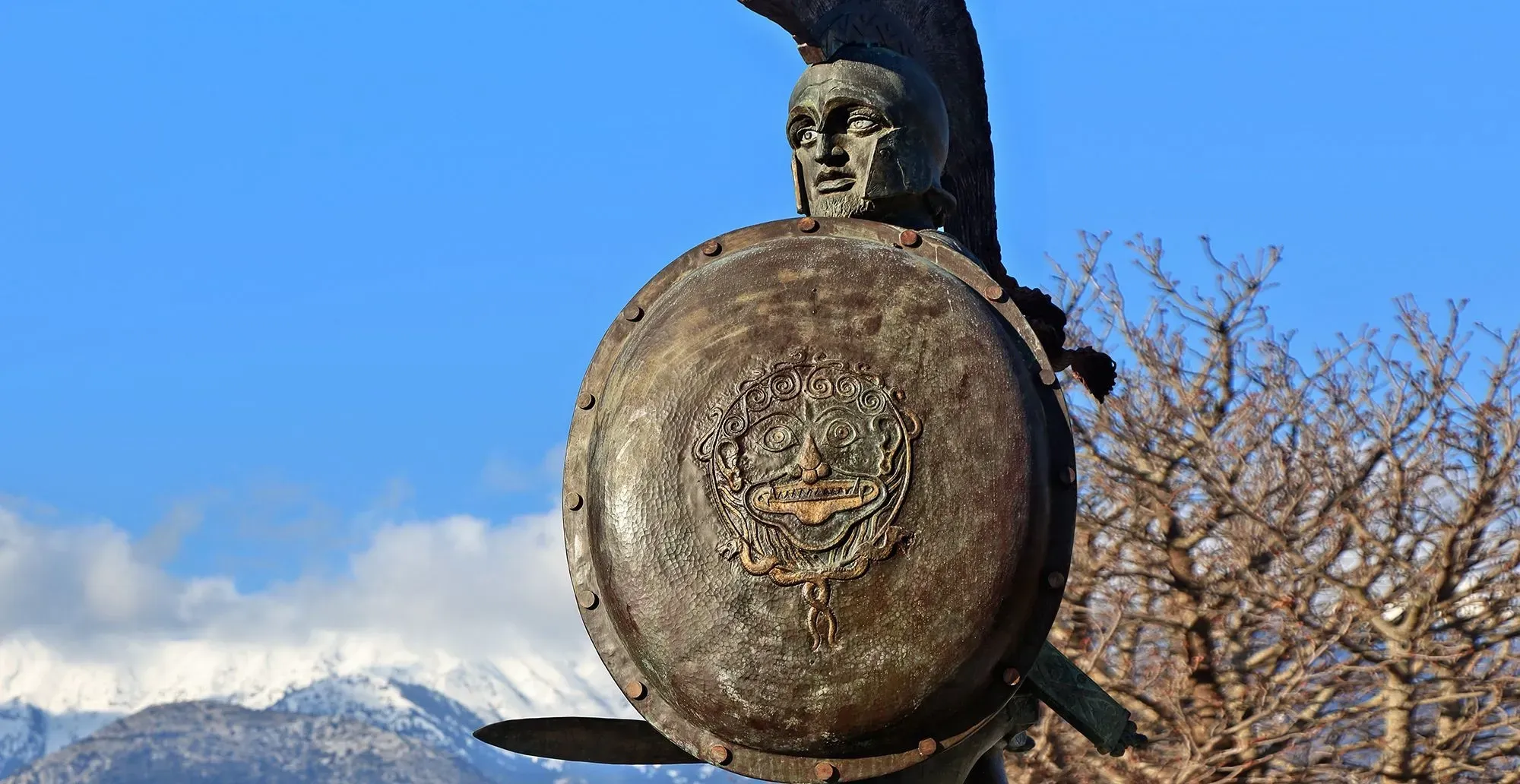 Estátua do Rei Leonidas, Esparta, Grécia
