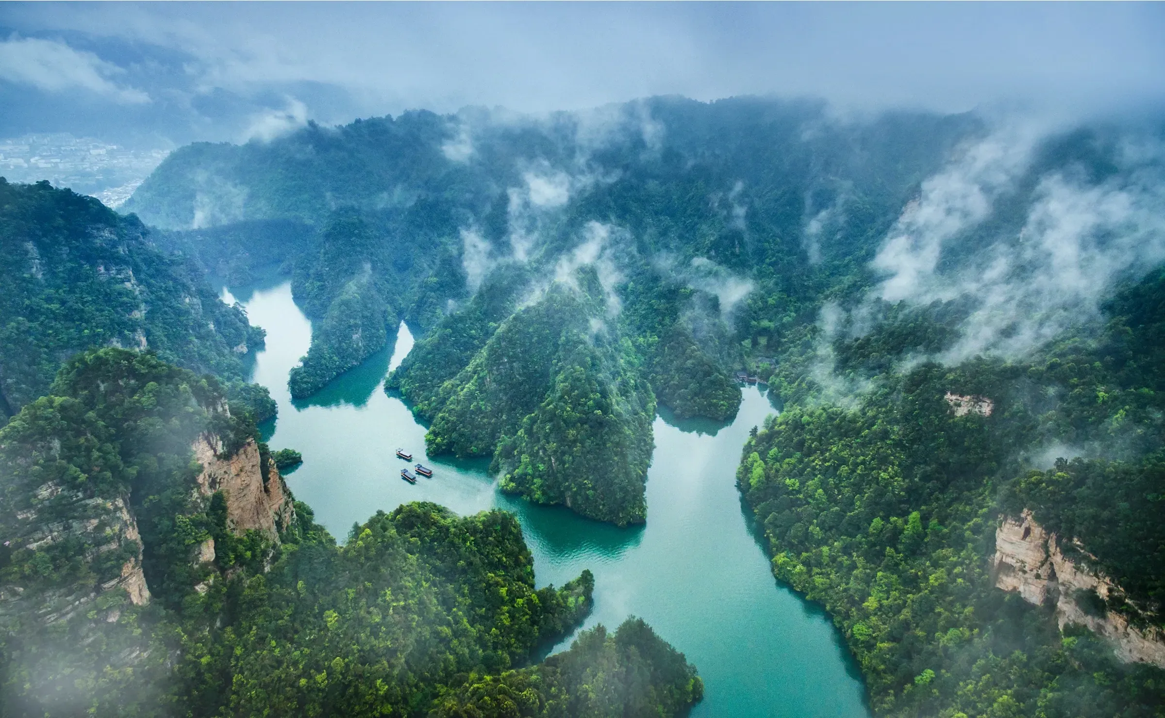 Triângulo Imperial e Montanhas Flutuantes de Zhangjiajie