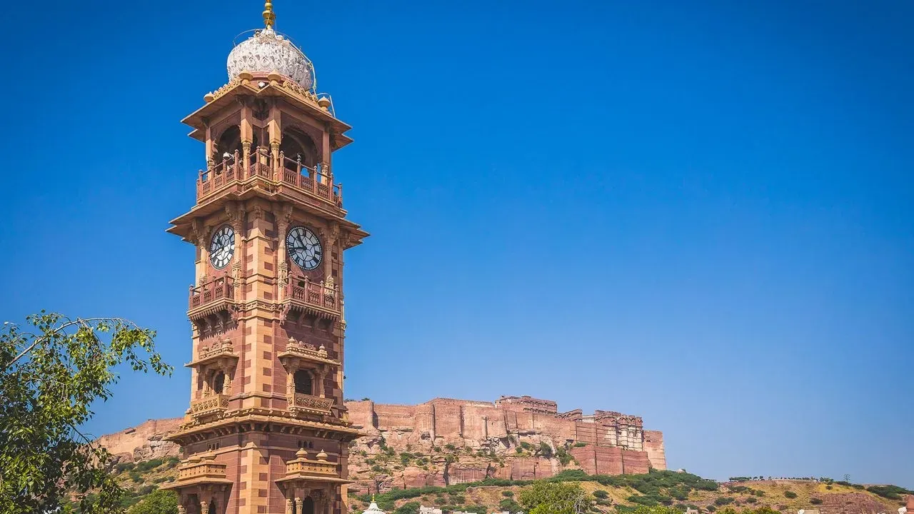 Old Clock Tower Ghanta Ghar, Jodhpur, Índia