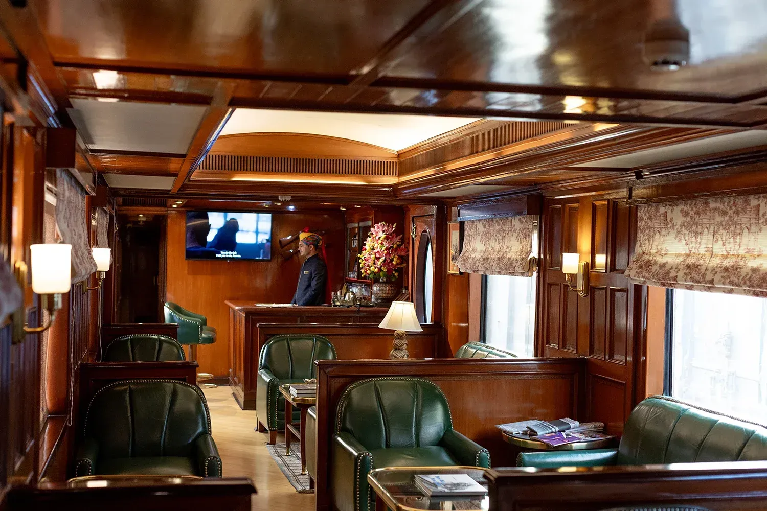 Cabine do trem Maharajas’ Express, Índia