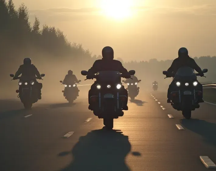 Experiência de viagem Motos