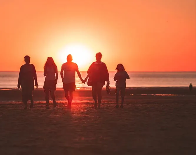 Passar um tempo com a família.